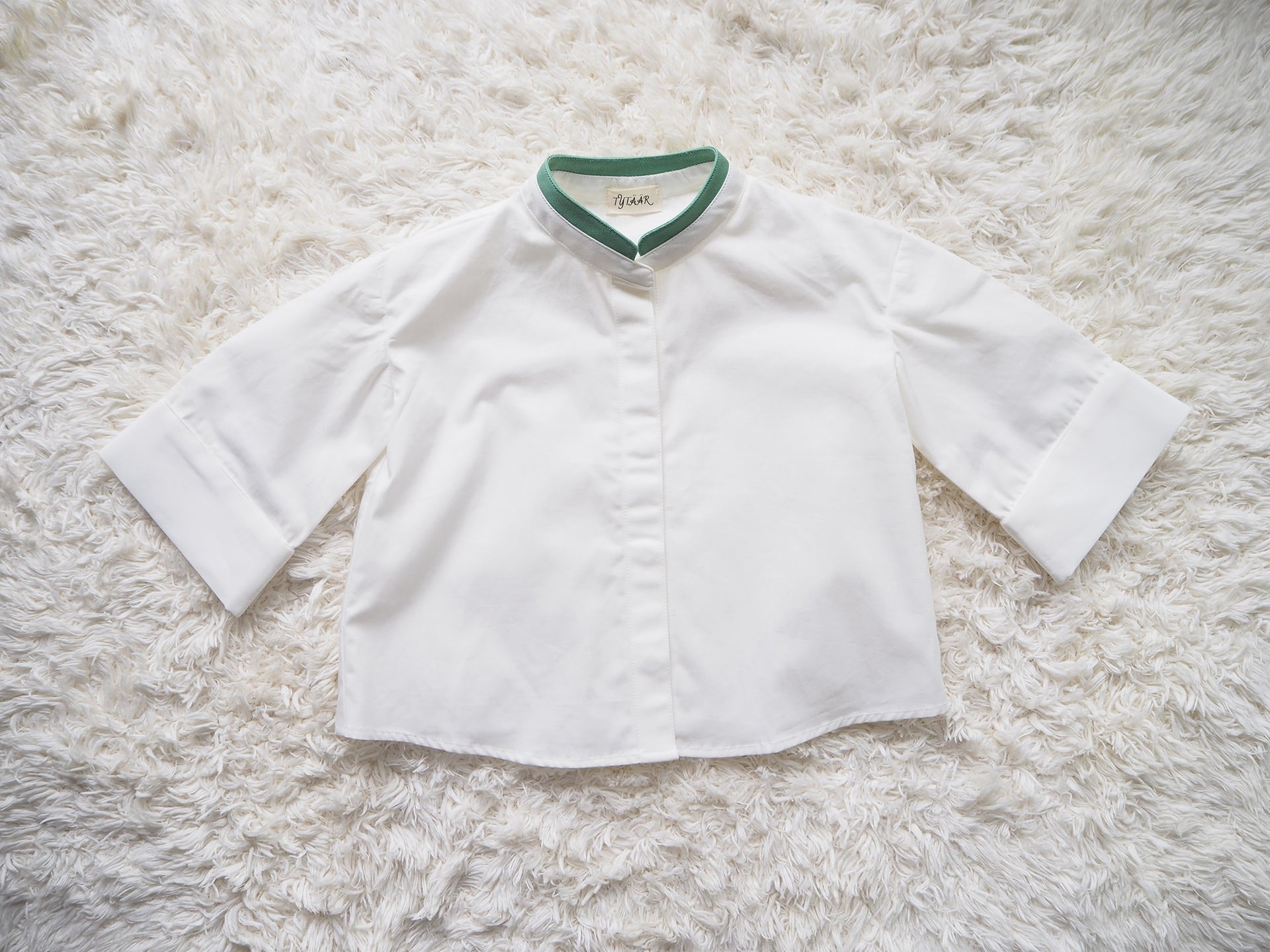 KODOMOシャツ "WHITE × GREEN"